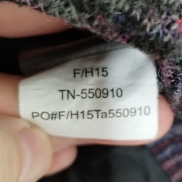 TITLE NINE Black Pink Quilted Softshell Knit Sleeve Jacket Women's Size Medium - Picture 6 of 6